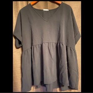 Chic Soul - Black Babydoll Top